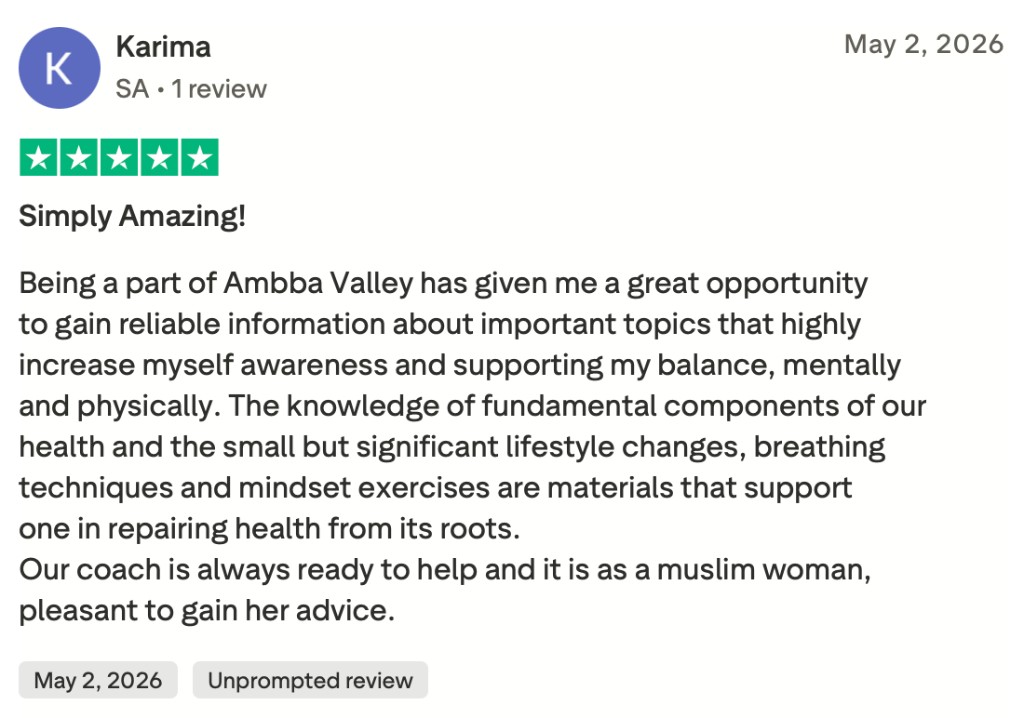 Trustpilot 5-star review from Karima — Simply Amazing!